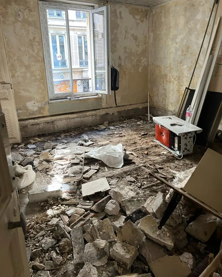 Avant travaux : appartement haussmannien, Paris 9e