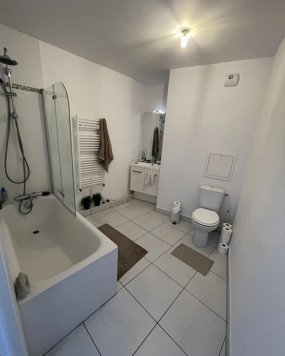 Avant travaux : salle de bains, Asnières-sur-Seine