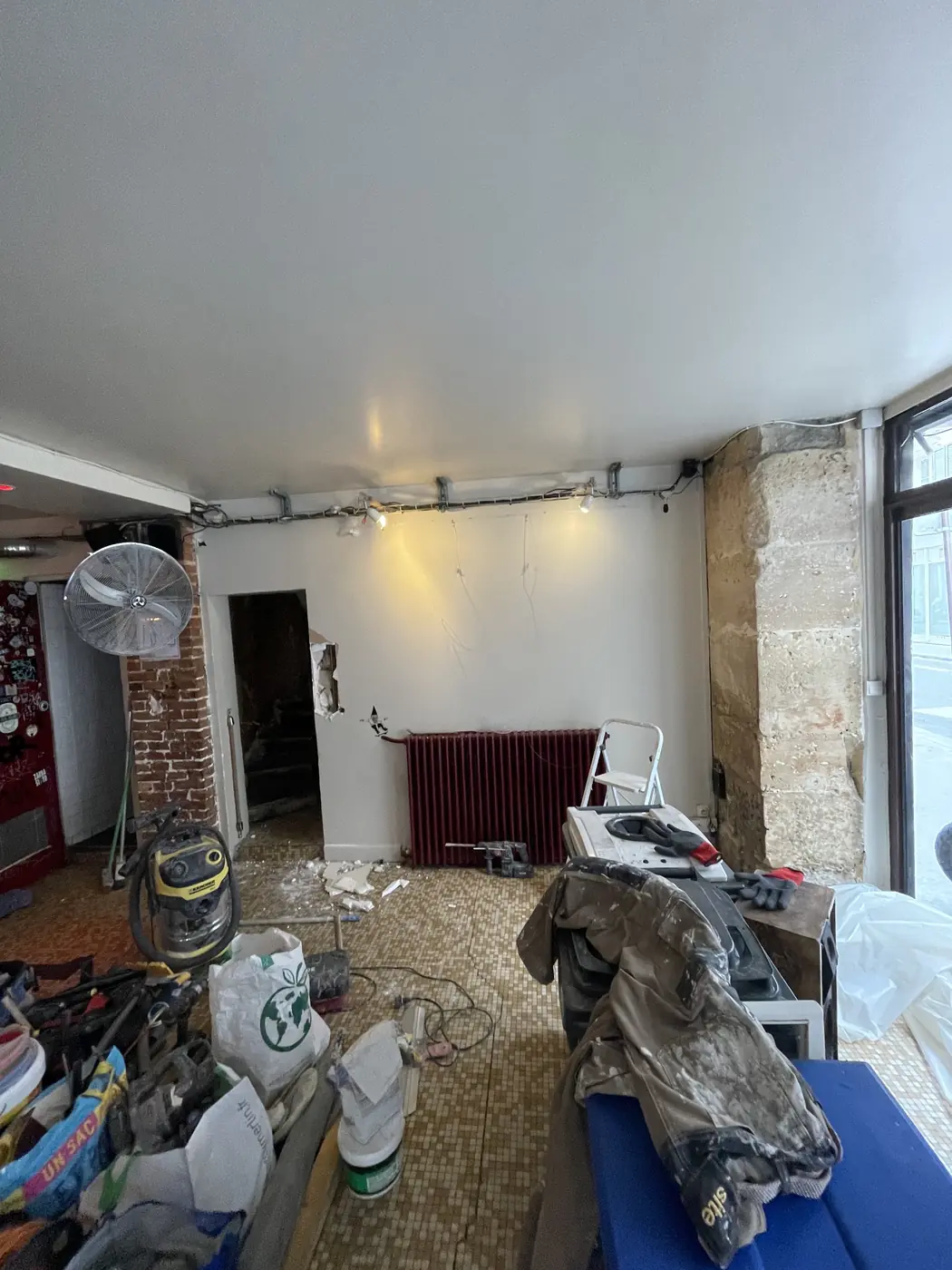 Salle avant rénovation