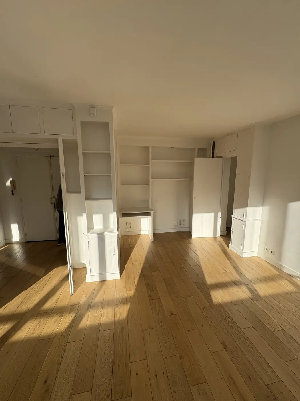 Séjour parquet chêne inondé de soleil