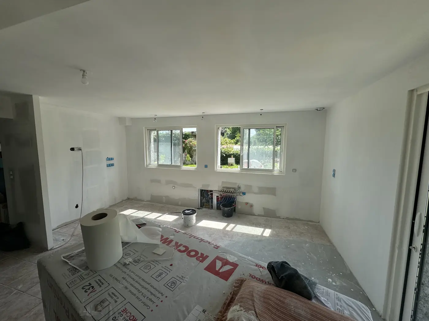 Étage en cours de rénovation