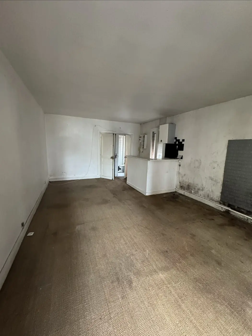 Pièce de vie avant travaux