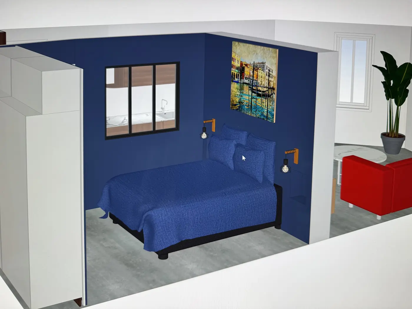 Modélisation 3D de la chambre