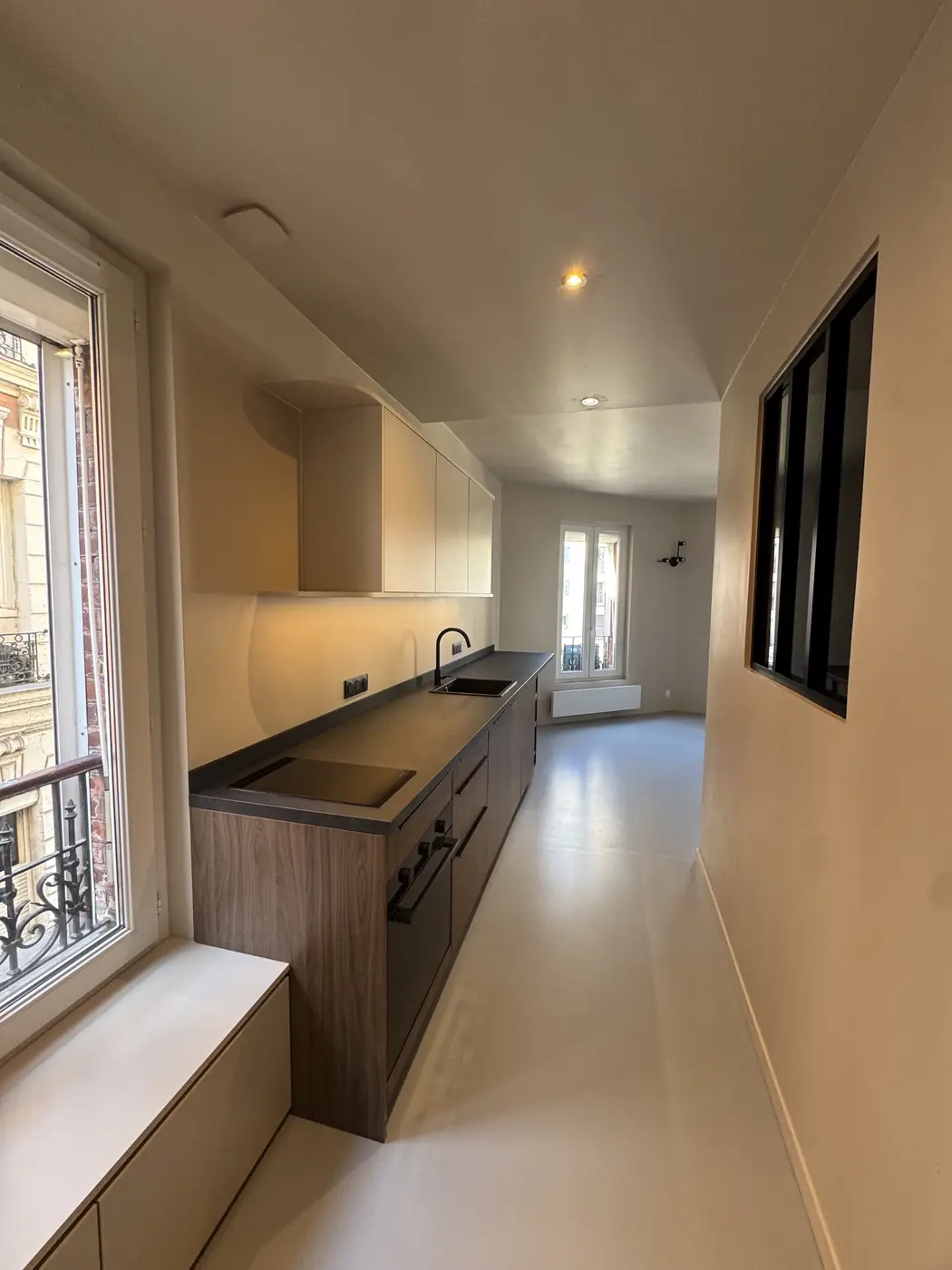 Appartement conçu en 3D après rénovation par DAR, Asnières-sur-Seine
