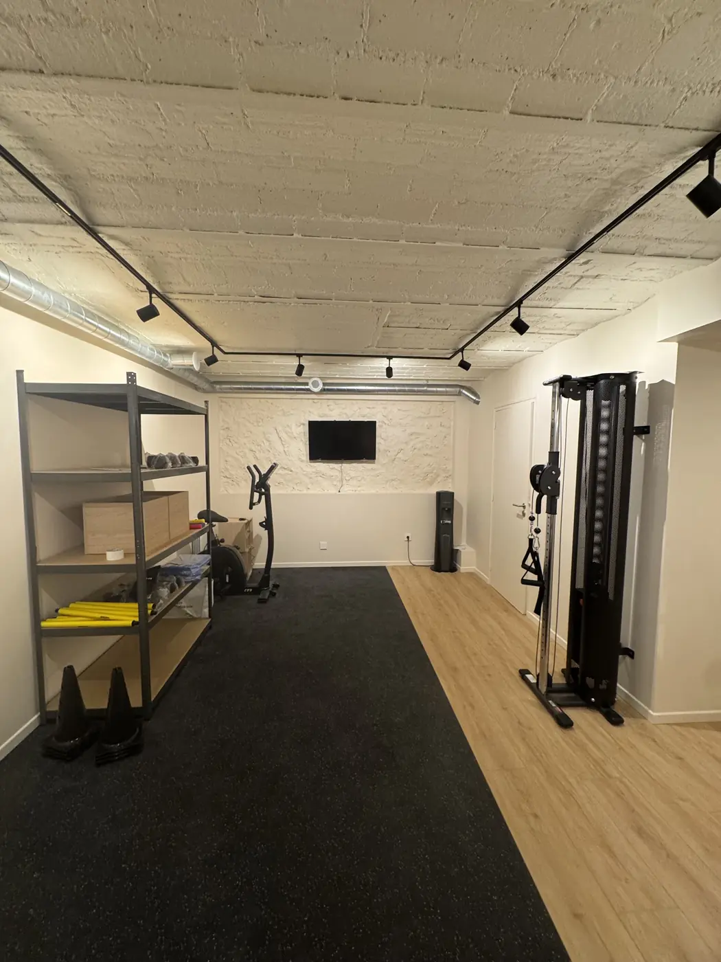 Espace sport avec sol technique