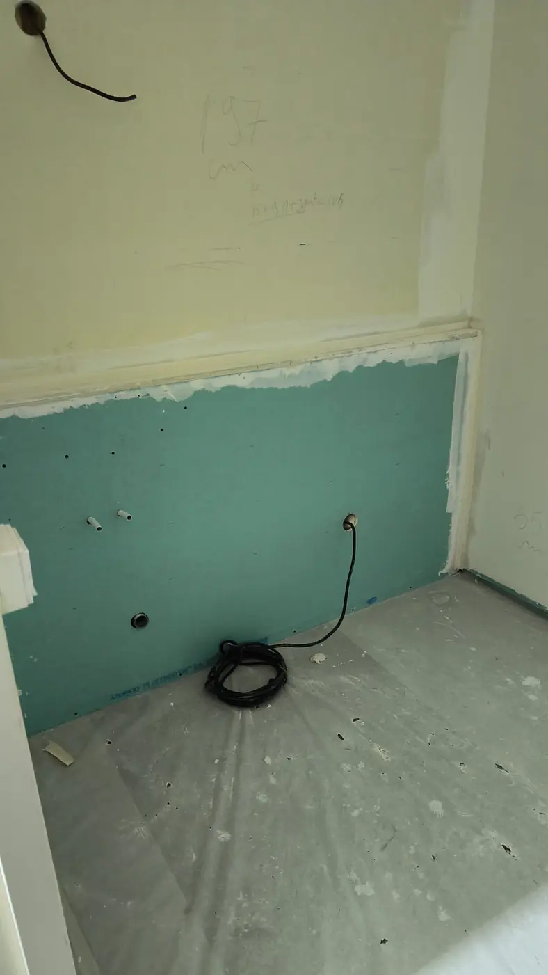 Salle de bains avant travaux, Paris 13e